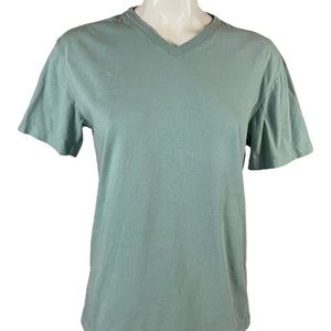 American Giant Men's 100% Cotton V Neck T-shirt Made in USA Size Small Wsh